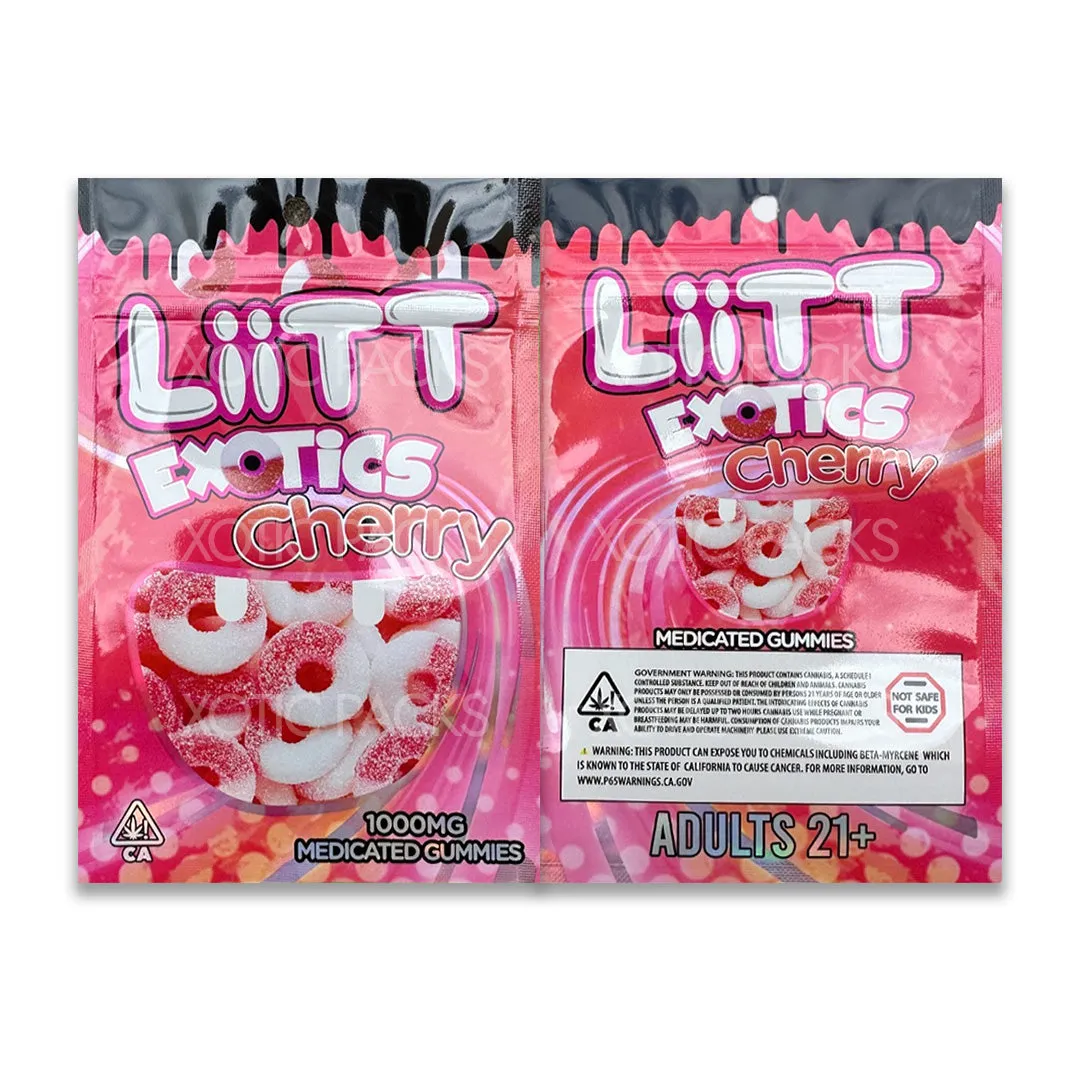 Litt Exotics Cherry Mylar Bag 1000 MG