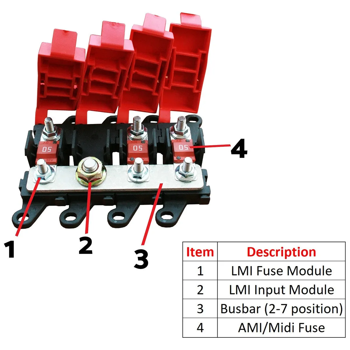 LMI Little Block Modular Midi Fuse Holder - Each Unit