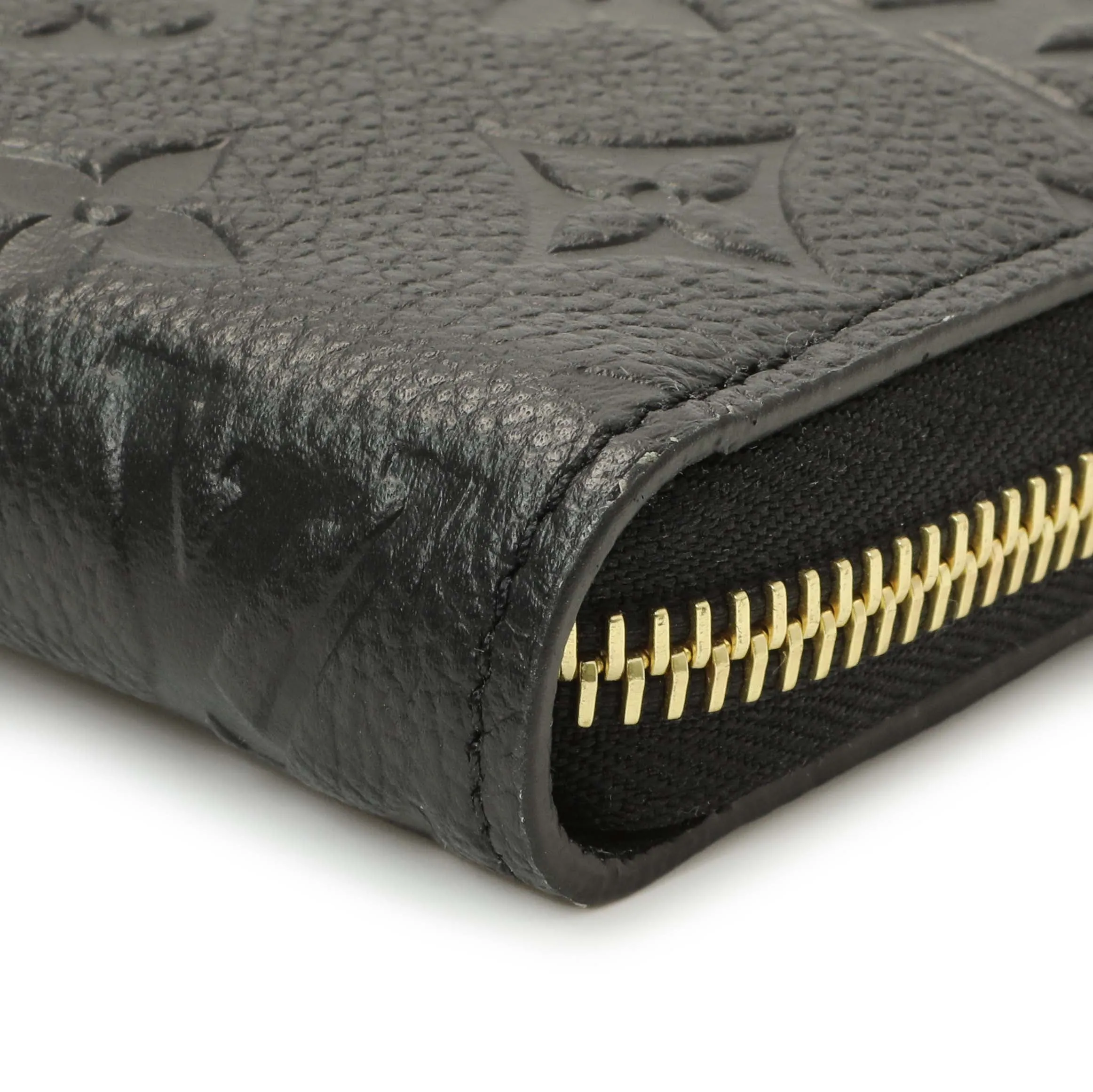 Louis Vuitton Black Empreinte Zippy Wallet