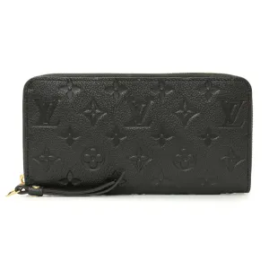 Louis Vuitton Black Empreinte Zippy Wallet