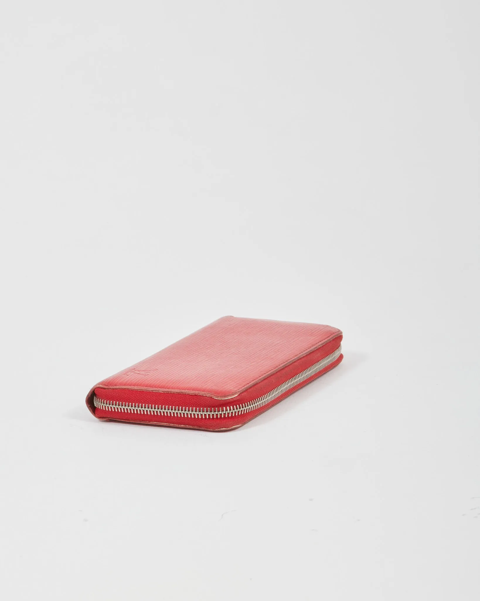 Louis Vuitton Red Epi Leather Zippy Wallet