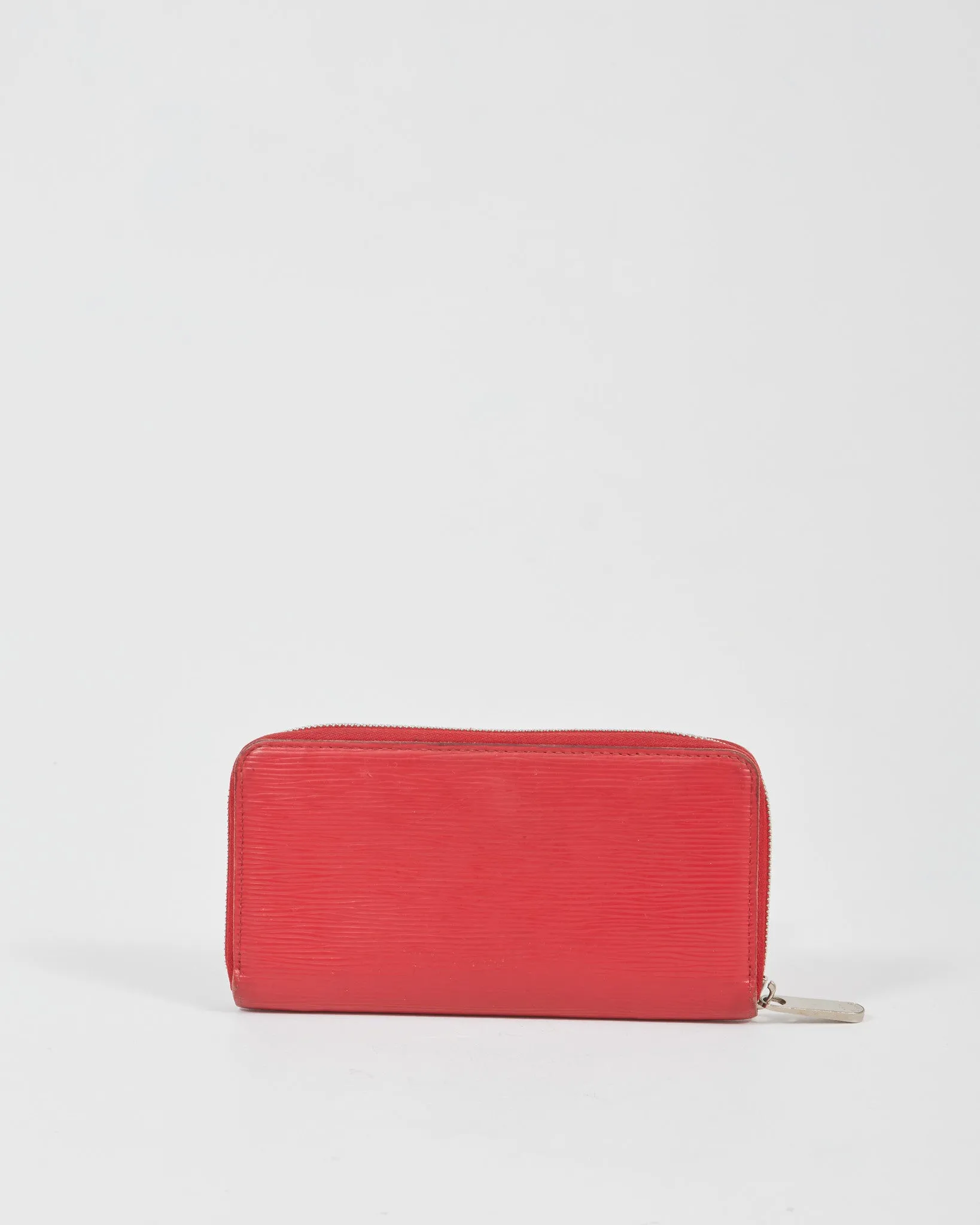 Louis Vuitton Red Epi Leather Zippy Wallet