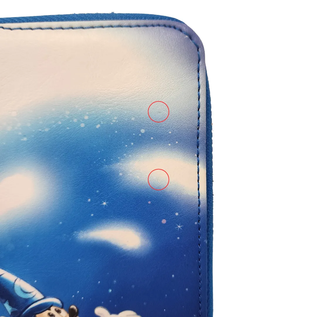 Loungefly Disney Fantasia Sorceror Mickey Wallet DEFECTIVES