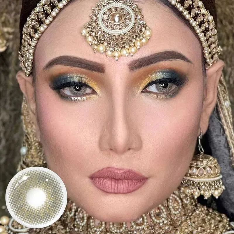 Love Story Oxytocin Brown Colored Contact Lenses Yearly
