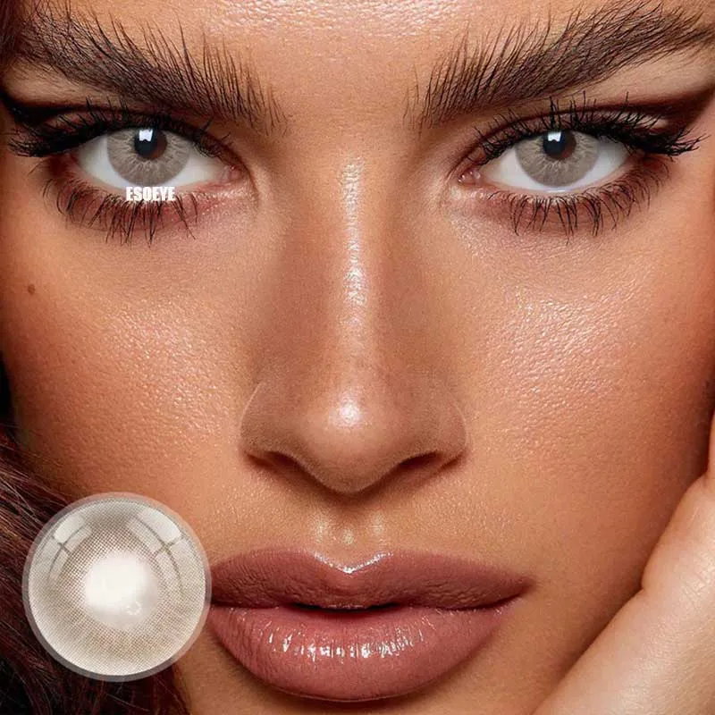 Love Story Oxytocin Brown Colored Contact Lenses Yearly