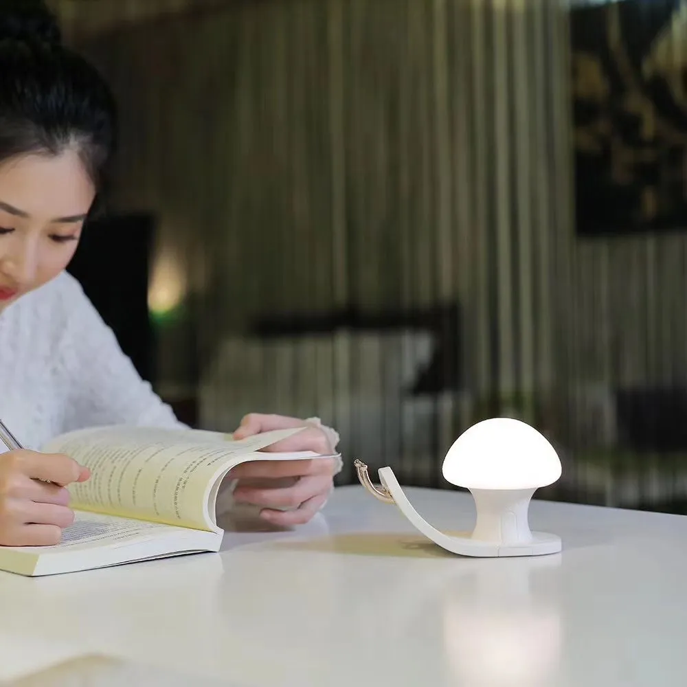 Lovely Cute Snail LED Lamp Wireless Touch Sensor Silicone Children Kids Baby Bedside Decoration Christmas Night Light white