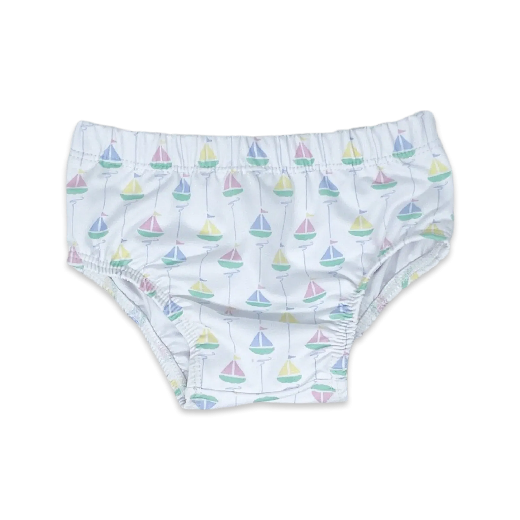Lullaby Set - Sun & Sand Rash Guard Set Seaside Sailboats