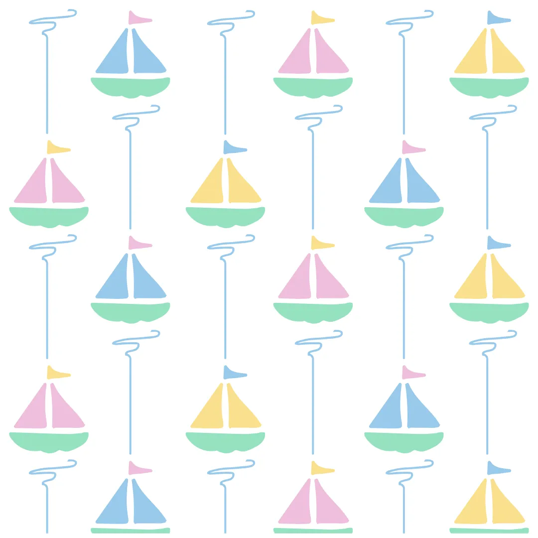 Lullaby Set - Sun & Sand Rash Guard Set Seaside Sailboats