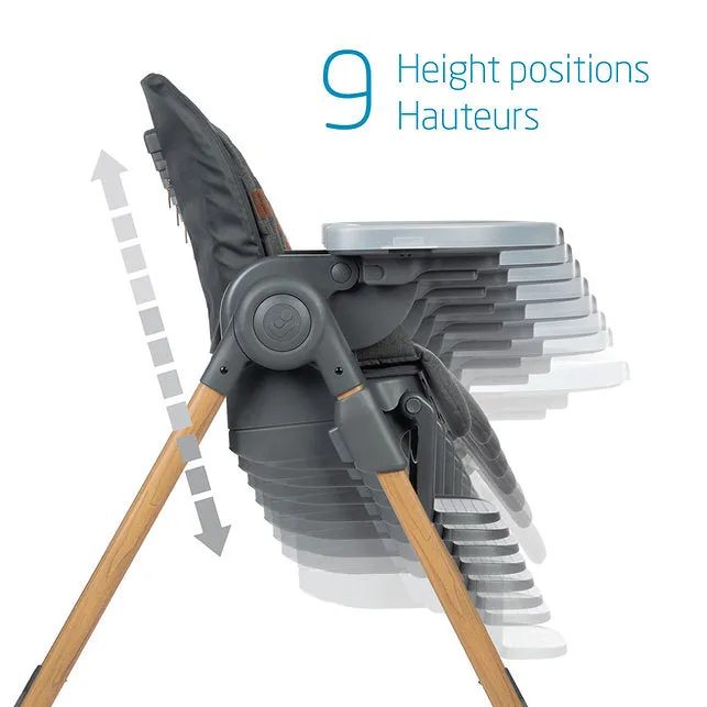Maxi-Cosi Minla 6-in-1 High Chair - Classic Graphite