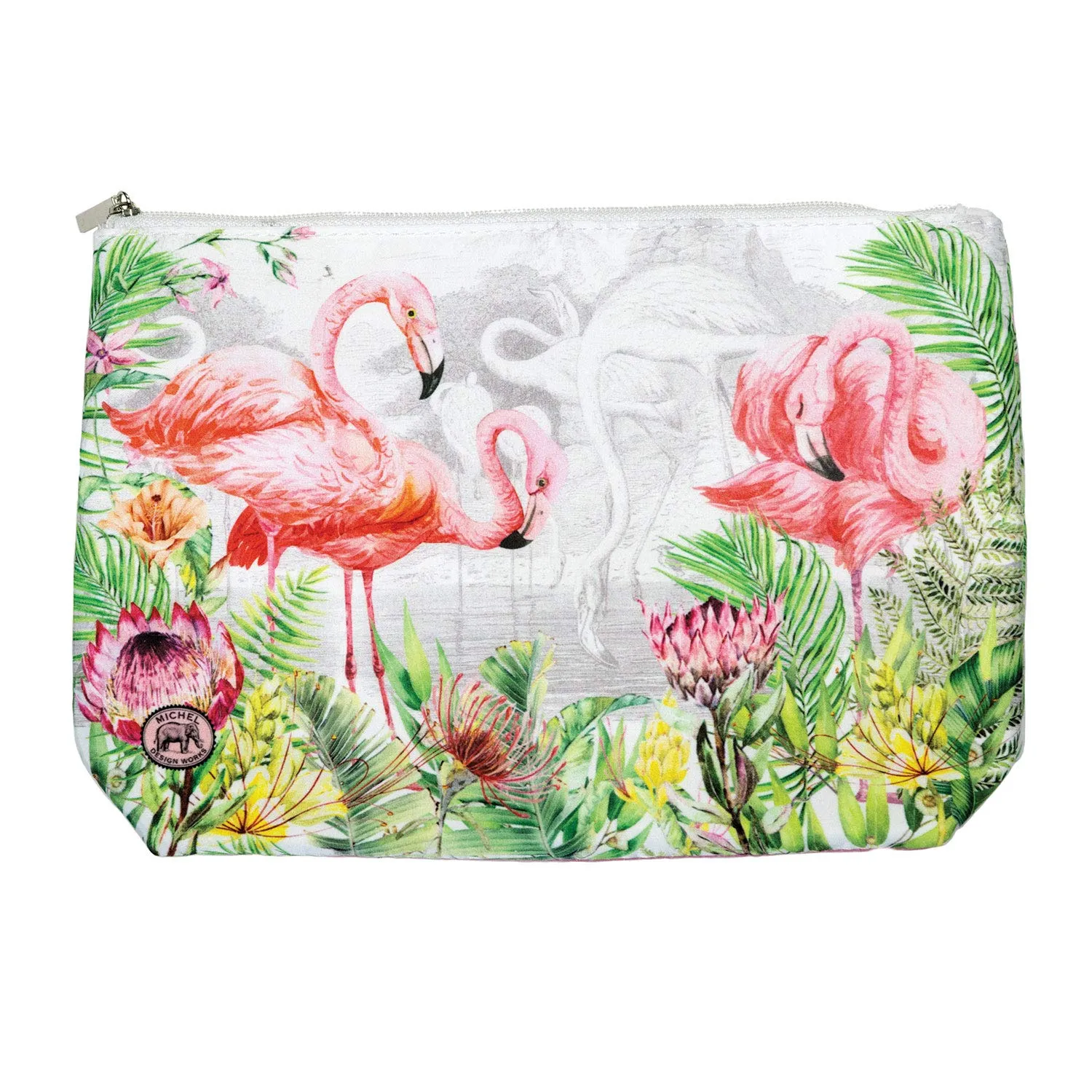 Michel Design Works Flamingo Large Cosmetic Bag