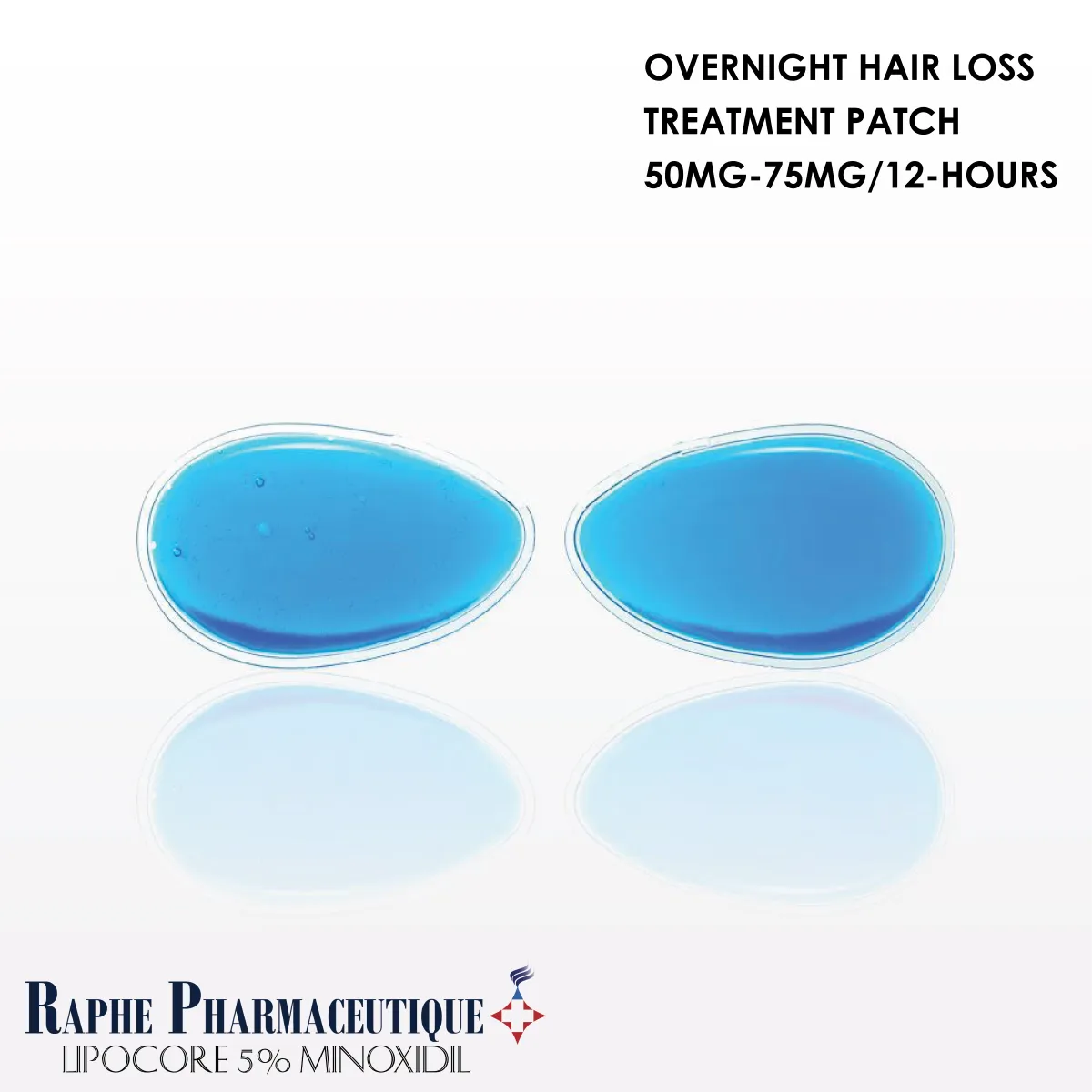Minoxidil-Fluocinolone Caffeine Pyrithione  Retinoic Acid Serum Plus 30 Satchets of Hair Loss Treatment Patch Per Kit