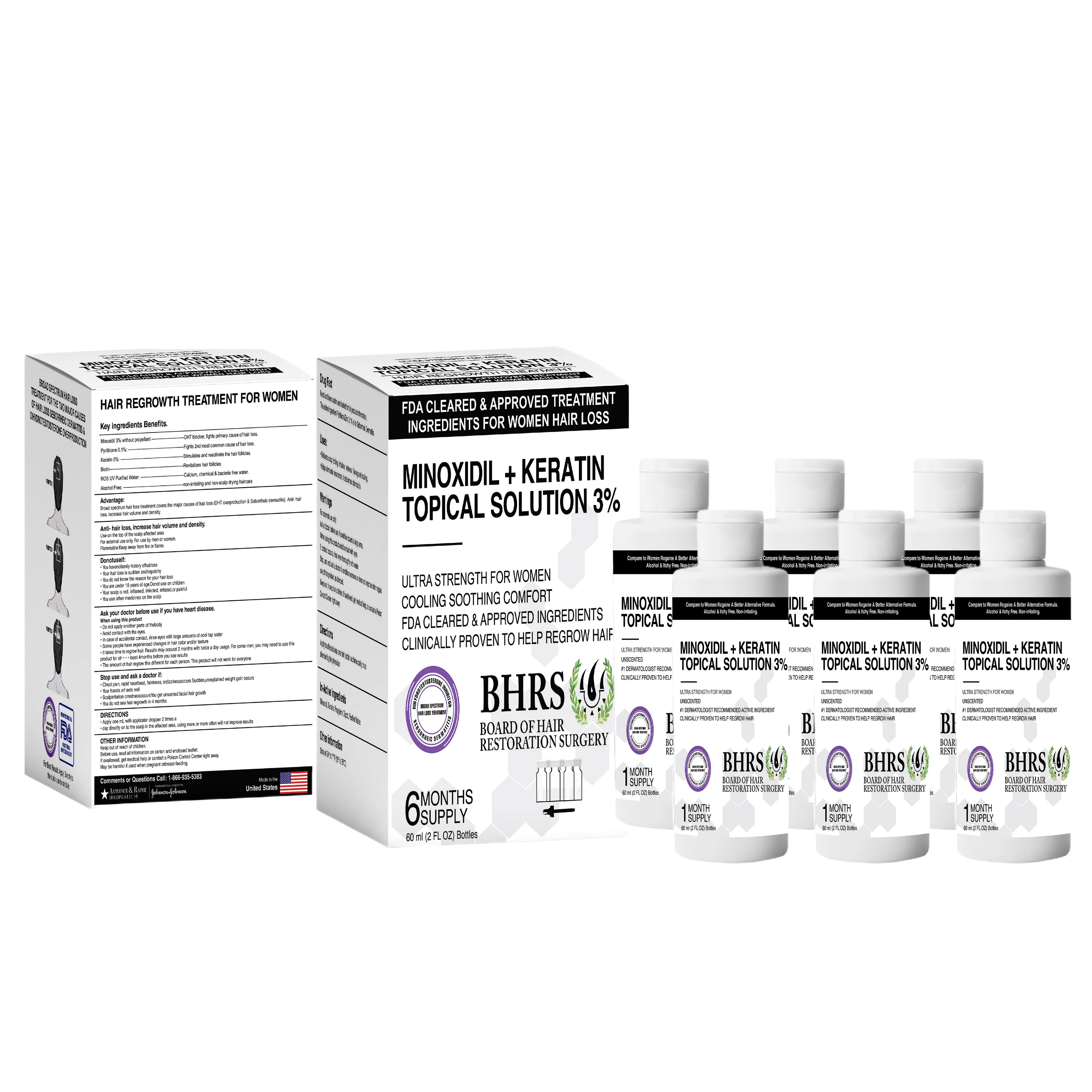Minoxidil  Keratin Topical Solution 3%