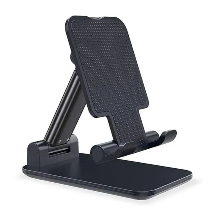 Mobile Phone Stand Folding Bracket for Mobile Phone Tablet PC Silver