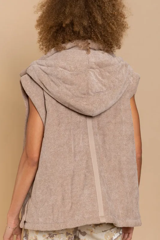 Mocha Quilted Jacket Vest