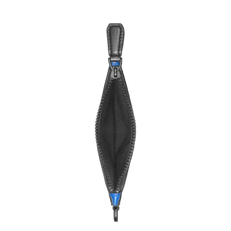 MONTBLANC CARD BOATS with 8 pocket compartments with Extreme 3.0 Atlantic Blue 130240 hinge