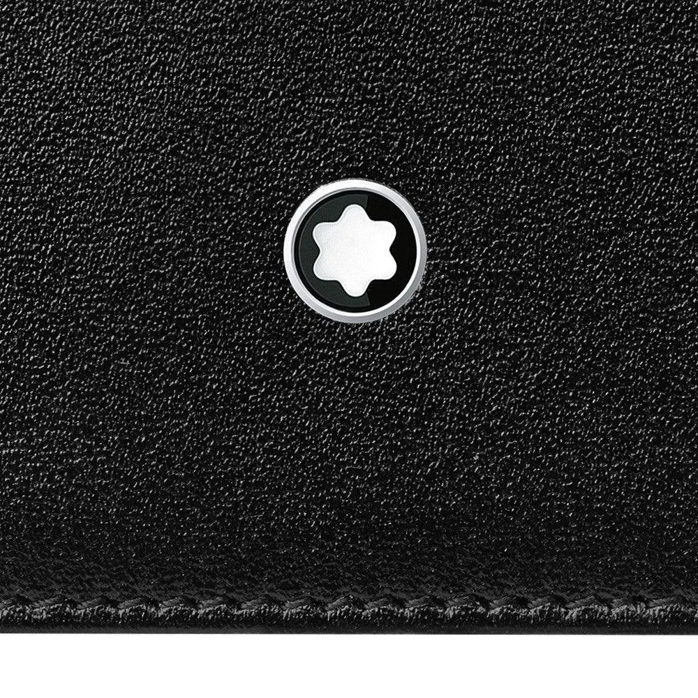 Montblanc vertical portfolio 12 compartments with small zipper Meisterstück black 118304