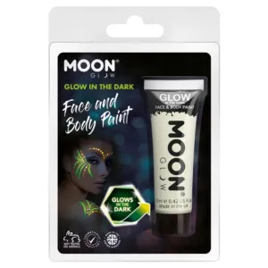 Moon Glow Glow In The Dark Face Paint, Clear