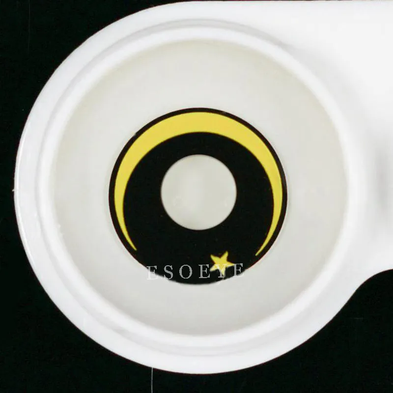 Moon Star-Yellow Cosplay Contact Lenses Yearly