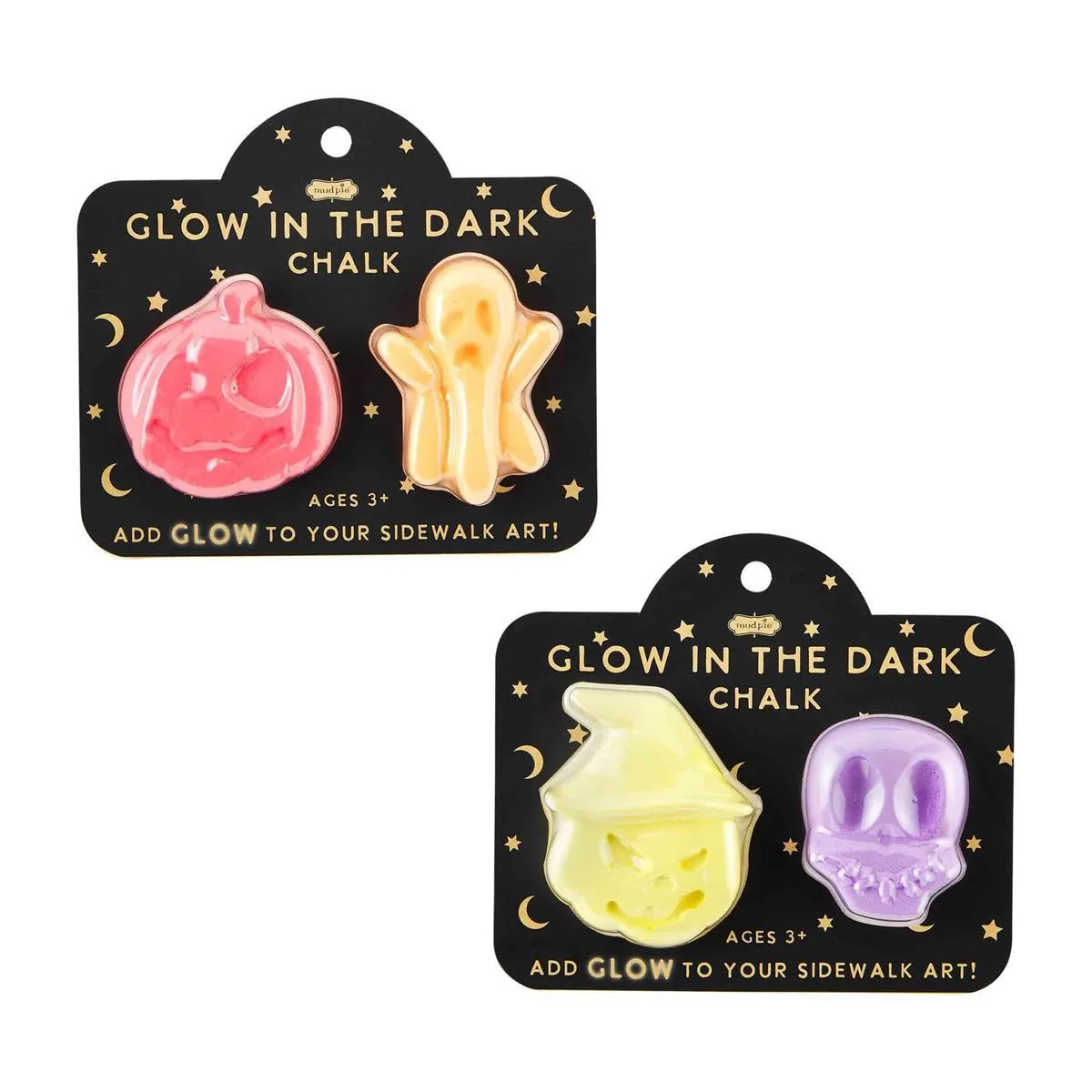 Mud Pie Halloween Glow in the Dark Chalk Set