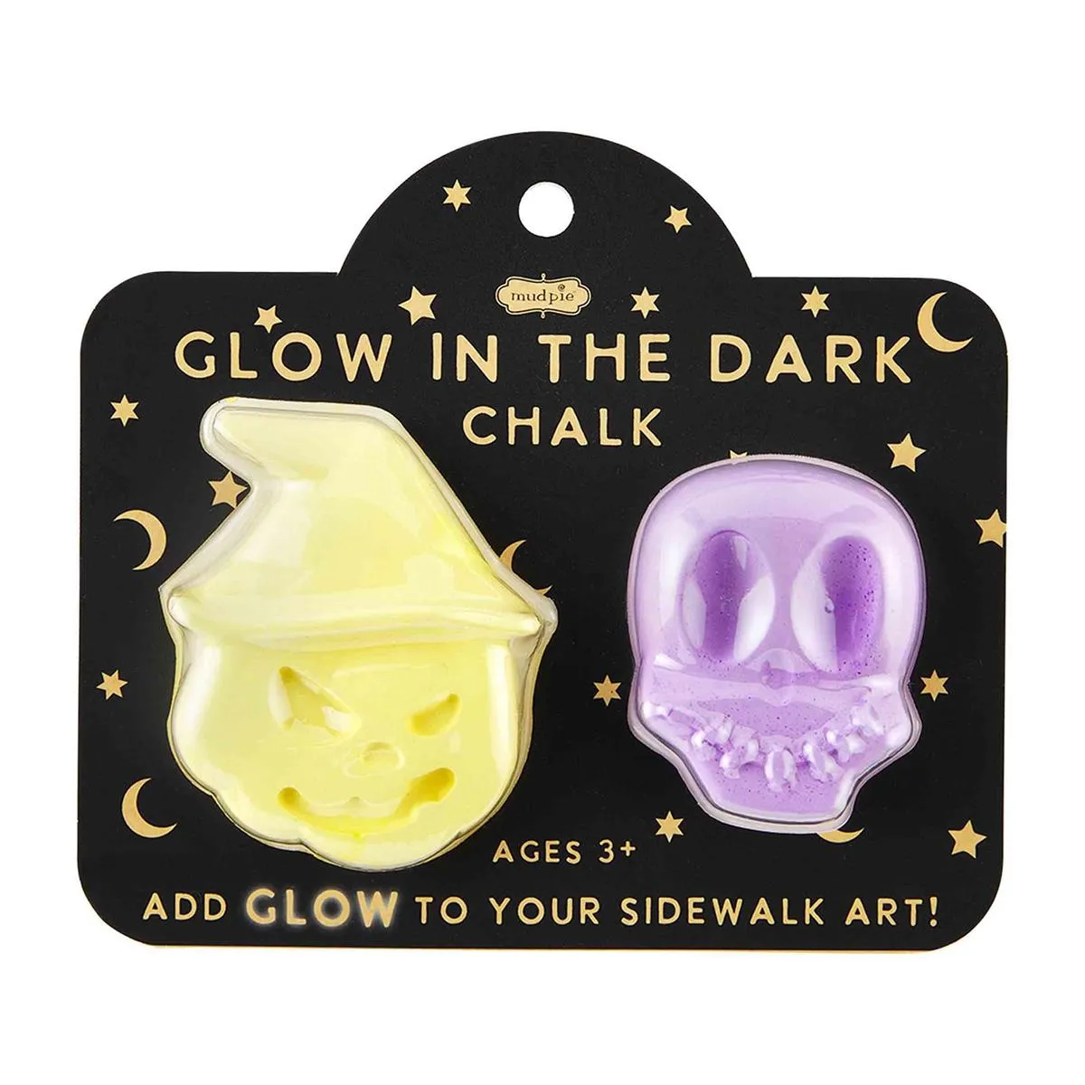 Mud Pie Halloween Glow in the Dark Chalk Set