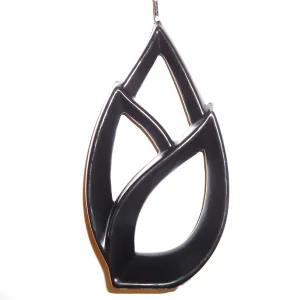Multi-Flame Candle - Small Black Leaf