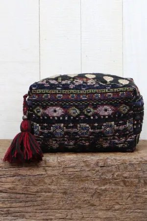 Multi Jacquard Stripe Make Up Bag