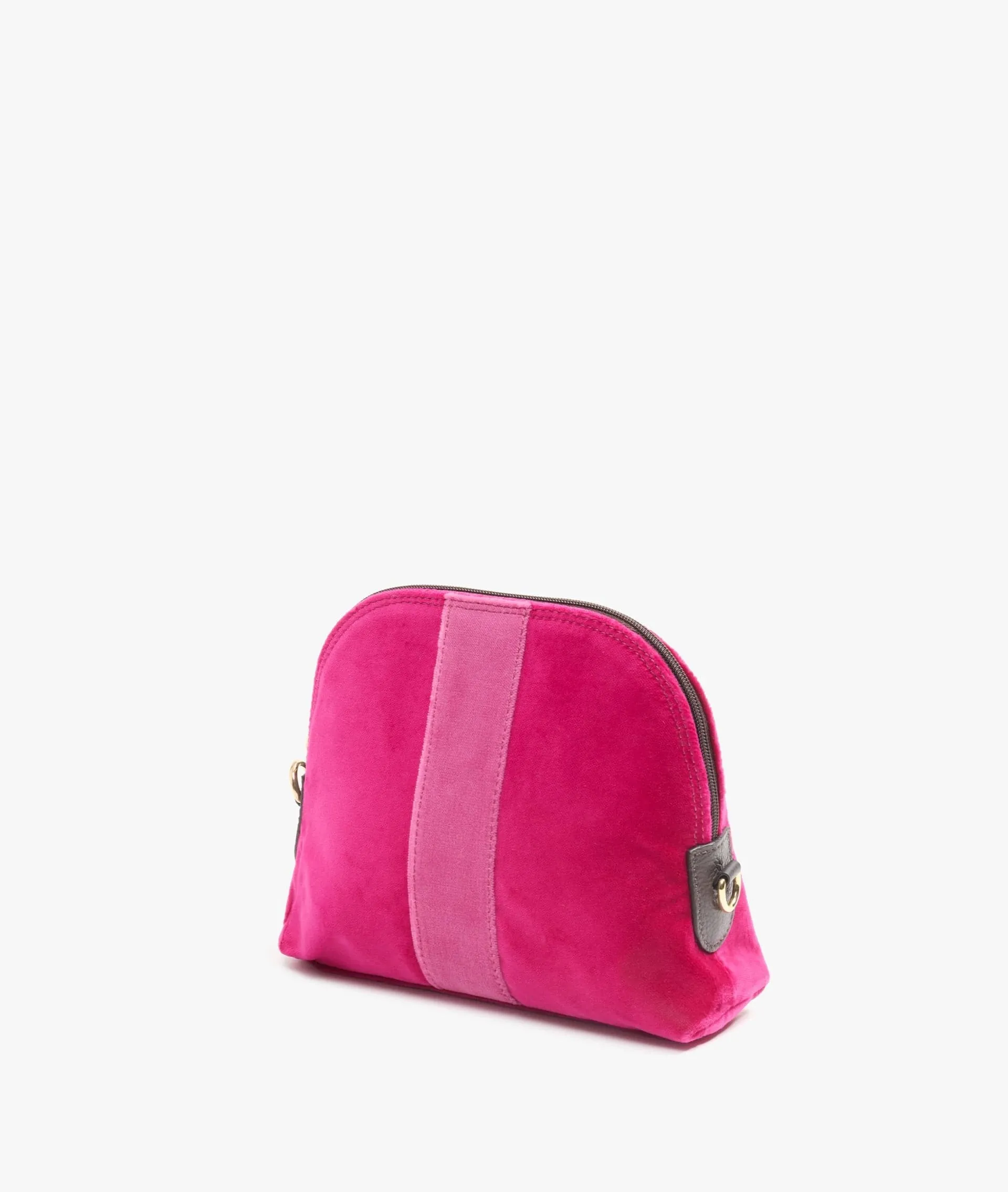 My Style Bags Twin Velvet Makeup Bag in Fuchsia for Women