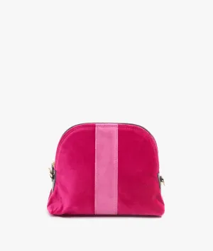 My Style Bags Twin Velvet Makeup Bag in Fuchsia for Women