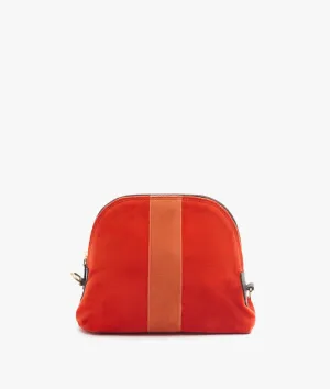 My Style Bags Twin Velvet Makeup Bag in Orange for Women