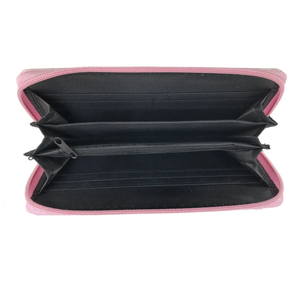 Never give up print wallet