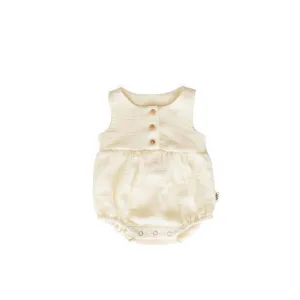 *NEW - Puffed Romper - Coconut Milk