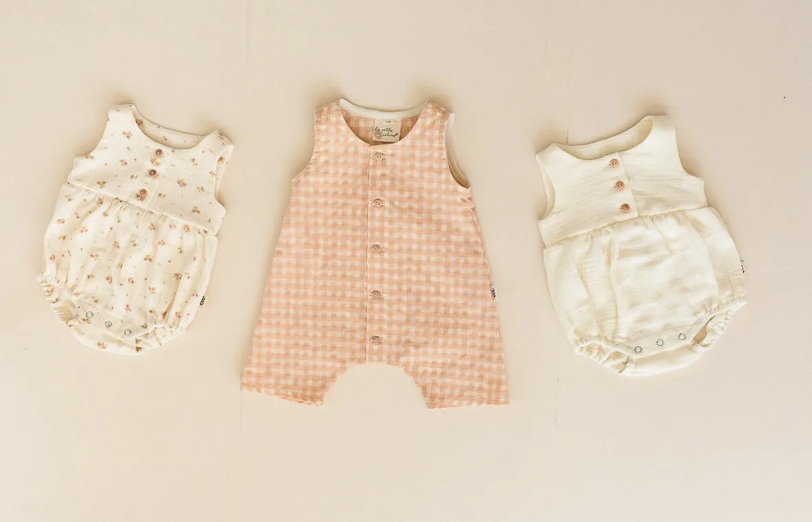 *NEW - Puffed Romper - Coconut Milk