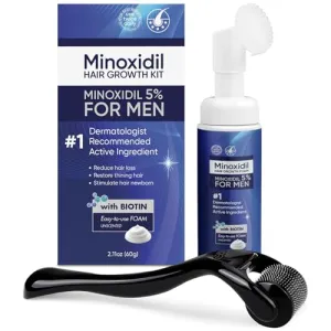 NEW Retails $65 Minoxidil Foam kit for Men and Women, anti hair loss solution