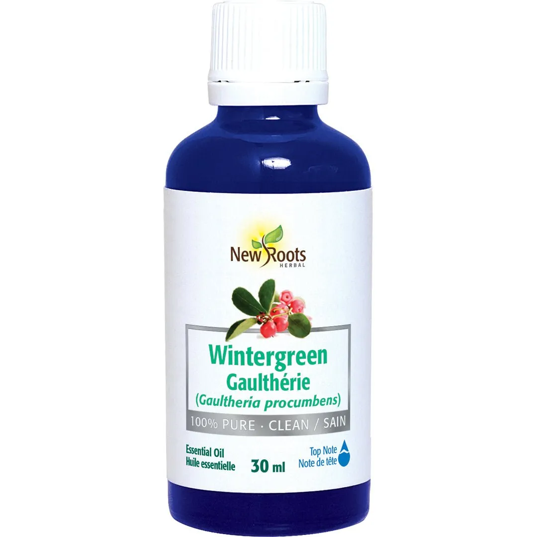 New Roots 100% Pure Wintergreen Essential Oil 30mL