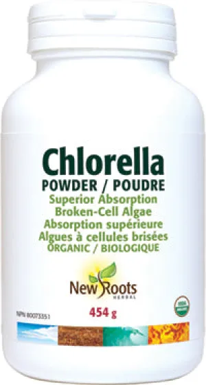 New Roots Chlorella Powder Certified Organic 454g