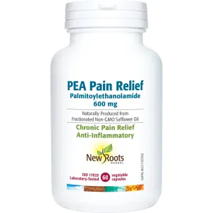 New Roots PEA Pain Relief 60 Veg Capsules