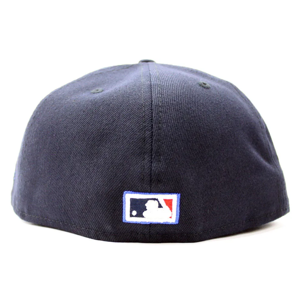 New York Yankees 1998 World Series New Era 59Fifty Fitted Hat (Glow in the Dark Navy 3M Reflective Gray Under Brim)