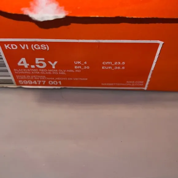 Nike KD 6 (Gradeschool)