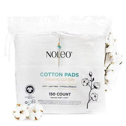 NOLEO Organic Cotton Pads - L - Pressed