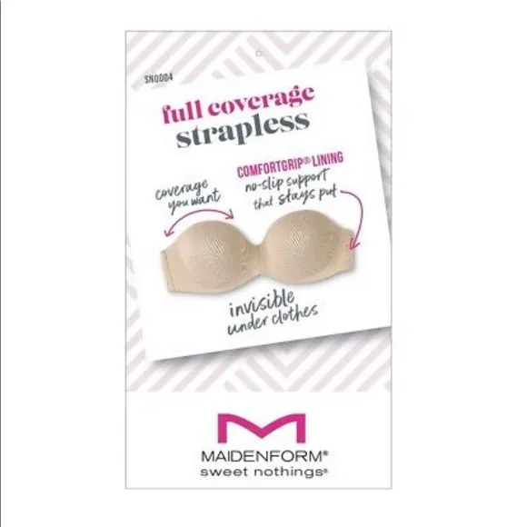 NWT MAIDENFORM Sweet Nothings Full Coverage Convertible Underwire Bra 38C