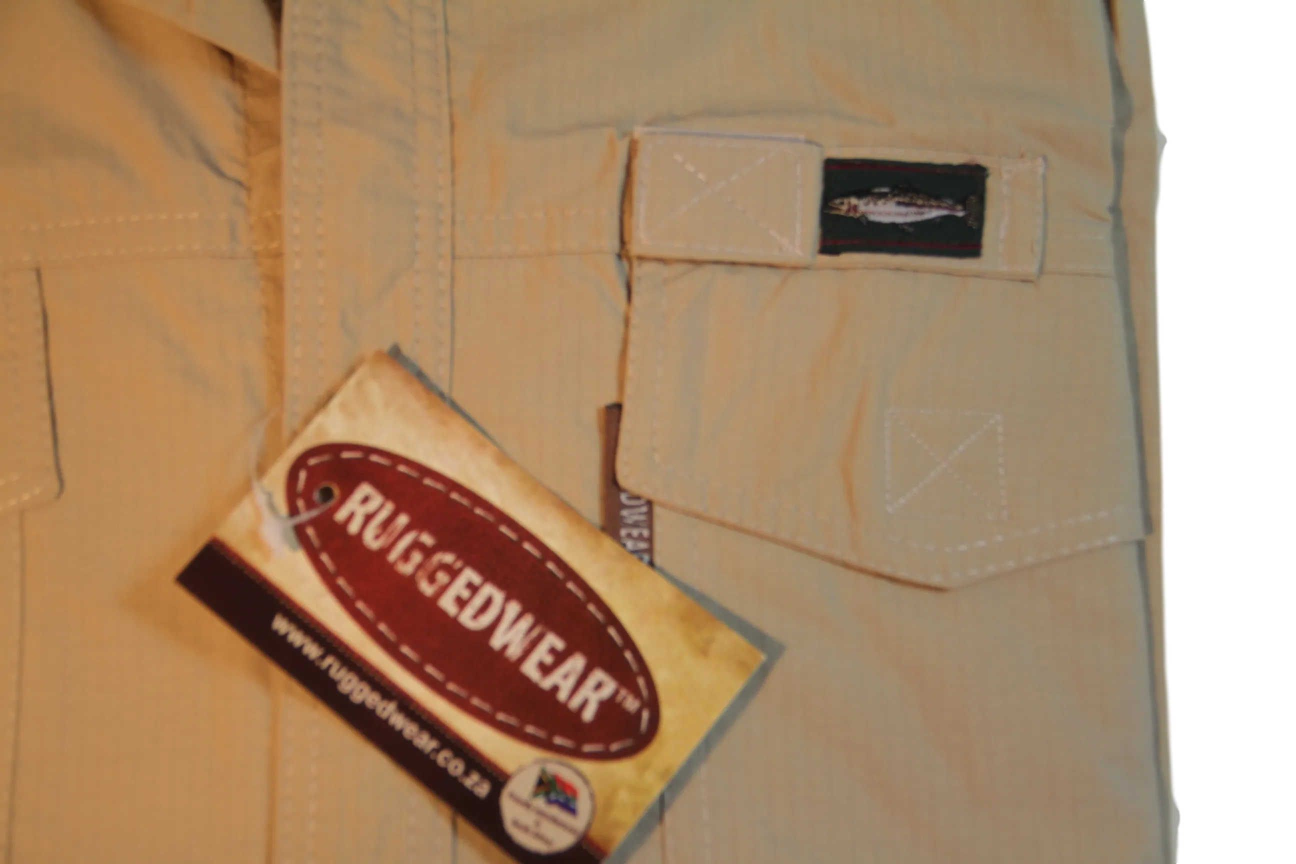 Nylon Vented Long Sleeve Fishing Shirt. Great for Hot humid conditions Made in South Africa