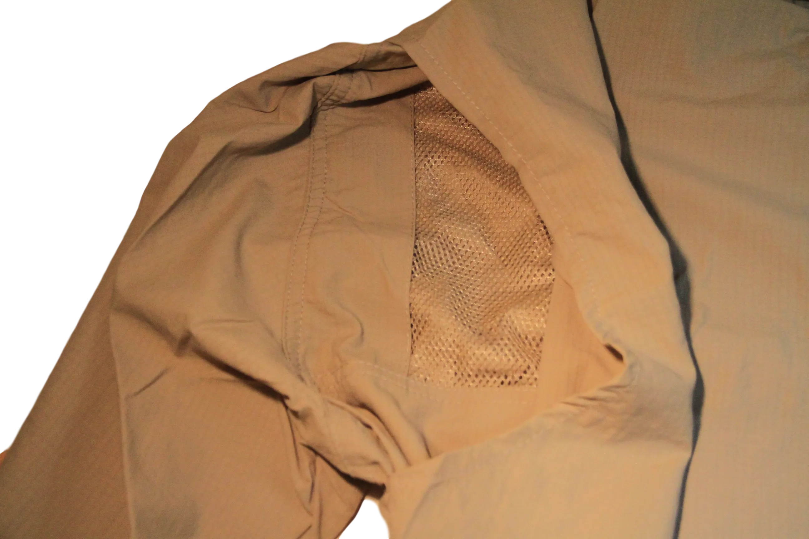 Nylon Vented Long Sleeve Fishing Shirt. Great for Hot humid conditions Made in South Africa