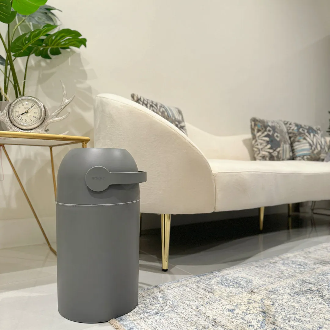 Odor-Free Diaper Pail L.A. Baby Color: Gray