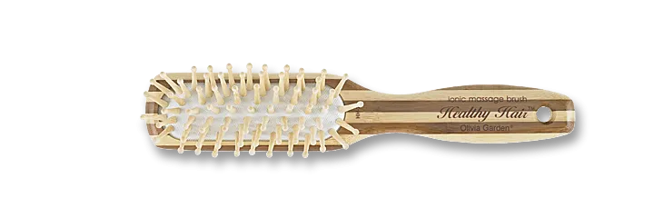 Olivia Garden Healthy Hair Eco-Friendly Bamboo Brush Ionic Massage Paddle Collection