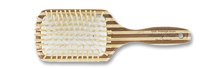Olivia Garden Healthy Hair Eco-Friendly Bamboo Brush Ionic Massage Paddle Collection