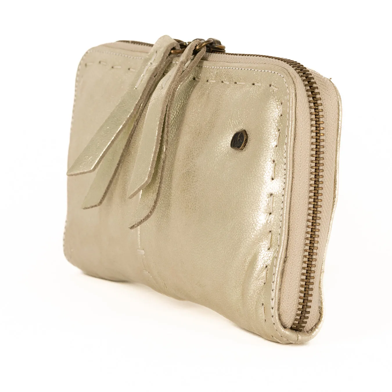 Olwethu : Ladies Leather Clutch Purse in Bark Domus