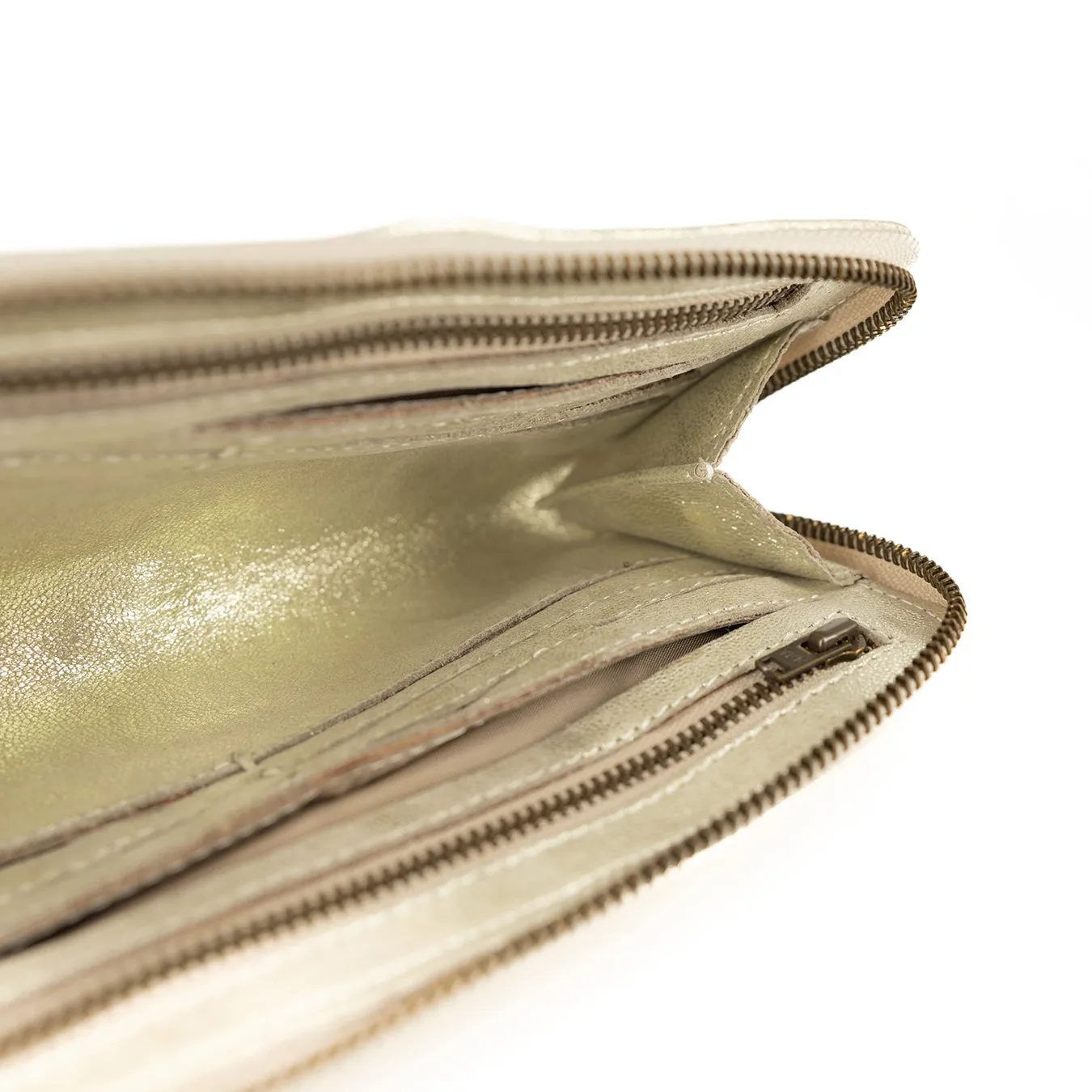 Olwethu : Ladies Leather Clutch Purse in Bark Domus