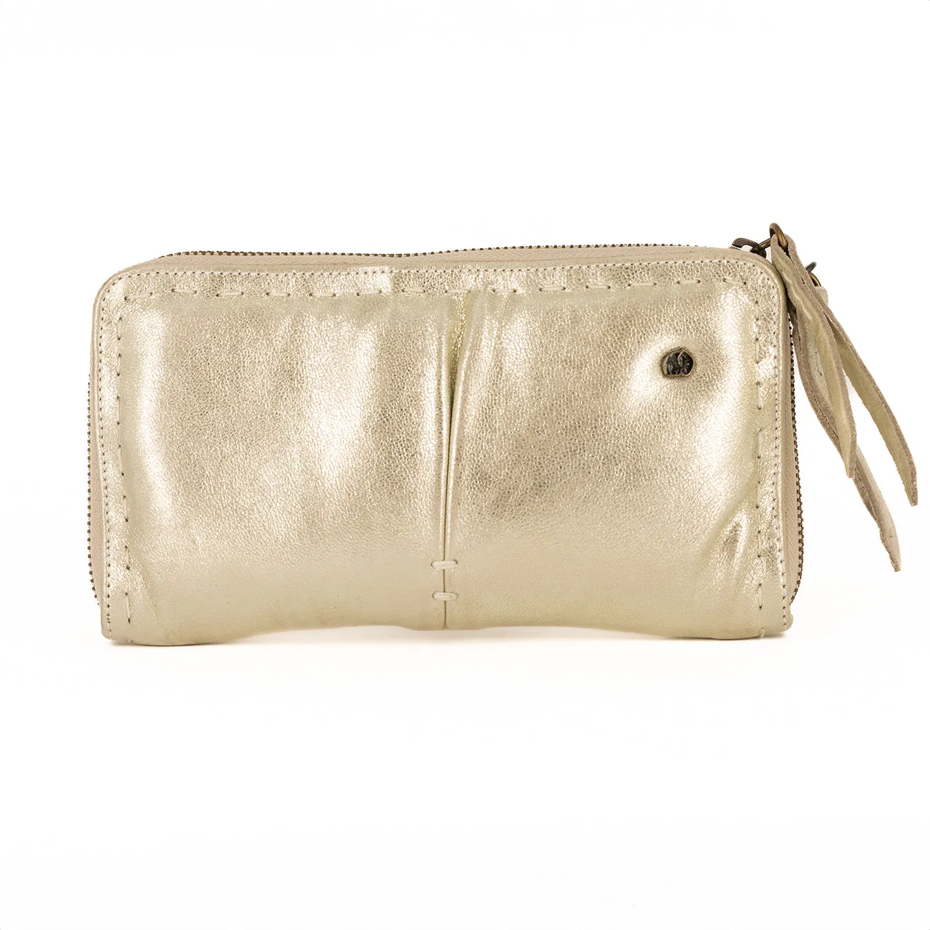Olwethu : Ladies Leather Clutch Purse in Bark Domus
