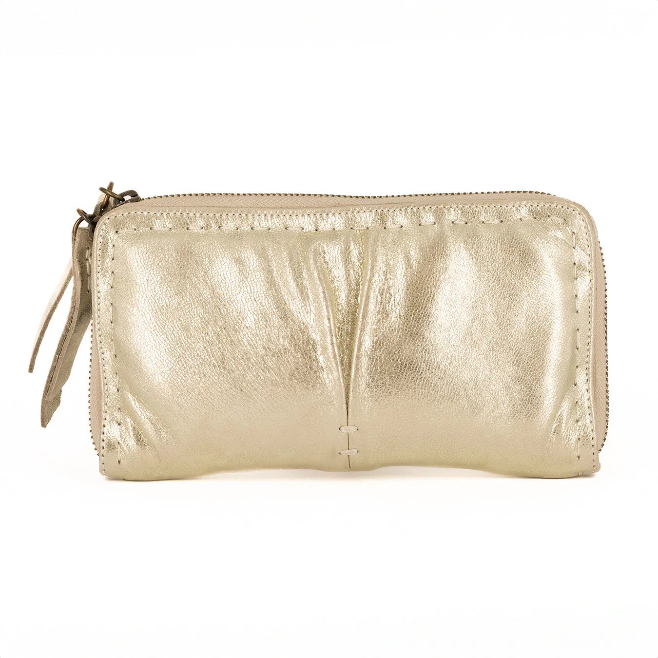 Olwethu : Ladies Leather Clutch Purse in Bark Domus