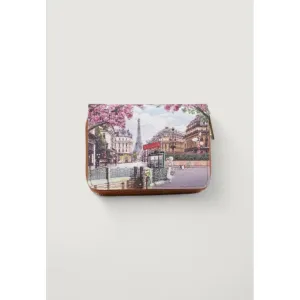 Paris Themed Zippered Wallet